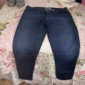 Levi's Dark Blue 711 Skinny Jeans for Women